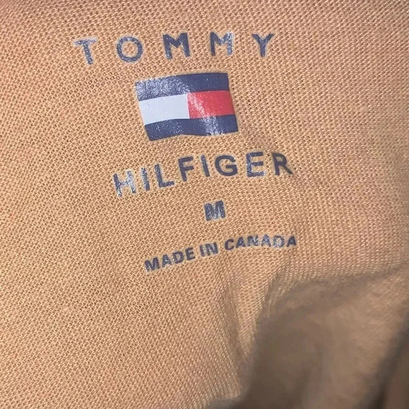 Vintage y2k gold metallic Tommy Hilfiger baby tee - Picture 2 of 3